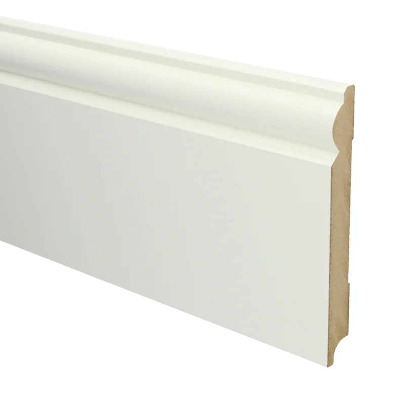 MDF Barok Plint 150x18 RAL 9010 Zuiver Wit 16062 Dagaanbieding